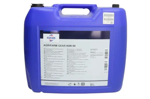 Ulei transmisie manuala FUCHS AGRIFARM GEAR 80W90, volum 20 litri 20L