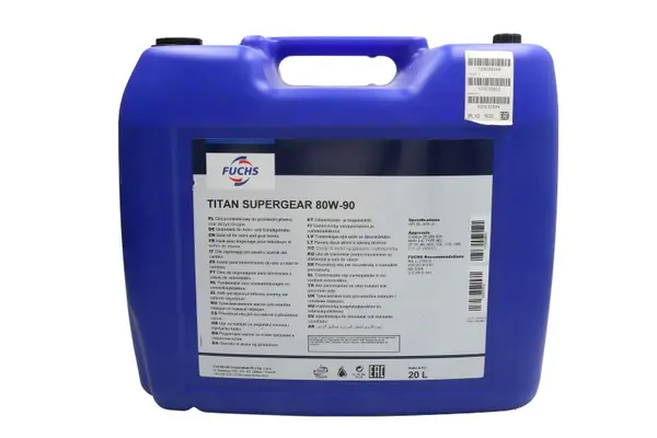 Ulei transmisie manuala FUCHS SUPERGEAR 80W90, volum 20 litri 20L