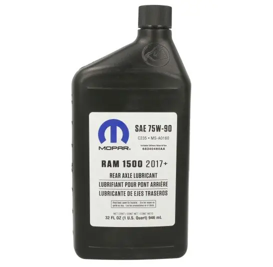 Ulei transmisie pentru diferential MOPAR 75W90 68340460AA, volum 0.946 litri, sintetic 0.946L