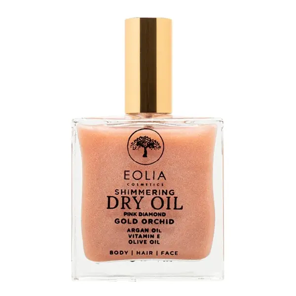 Ulei uscat cu sclipici, Pink Diamond, 100 ml, Eolia