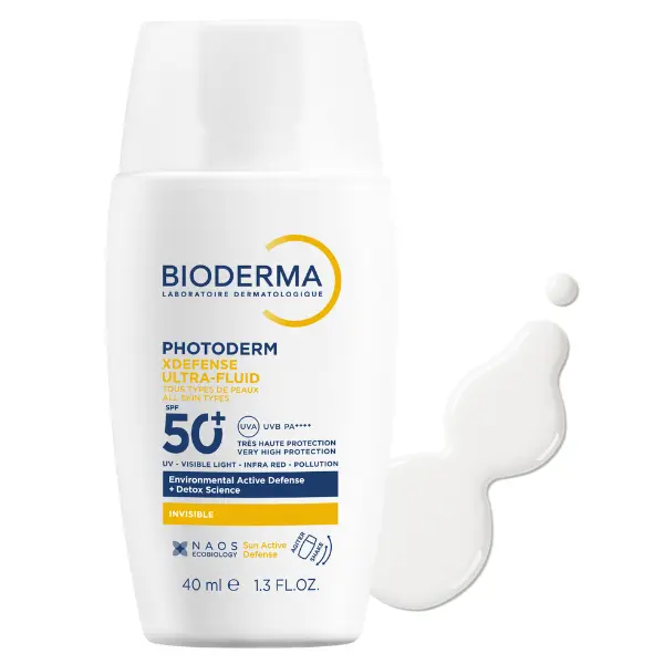 Ultra-Fluid invizibil SPF 50+ Photoderm XDefense, Bioderma | 40 ml