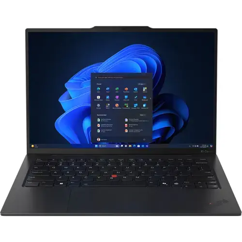 Ultrabook Lenovo ThinkPad X1 Carbon Gen 13 Aura Edition (Procesor Intel® Core™ Ultra 7 265U (12M Cache, up to 5.30 GHz) 14inch 2.8K OLED 120Hz VRR Touch, 64GB LPDDR5X, 2TB SSD, Intel® Graphics, Win 11 Pro, Negru)