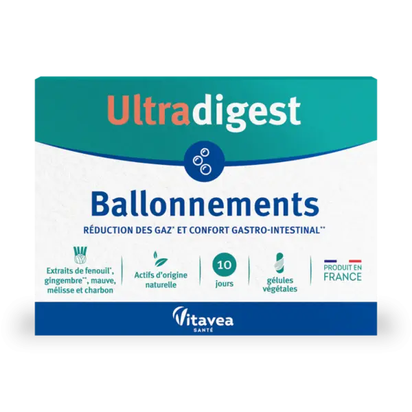 Ultradigest Ballonnements, 30 capsule, Vitavea