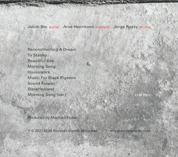 Uma Elmo | Jakob Bro, Arve Henriksen, Jorge Rossy