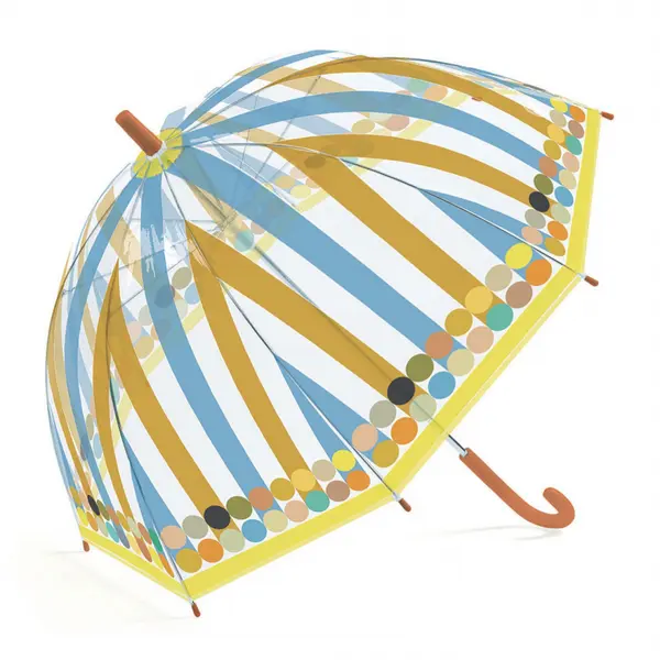 Umbrela colorata pentru copii cu imprimeu forme geometrice,68x70 cm