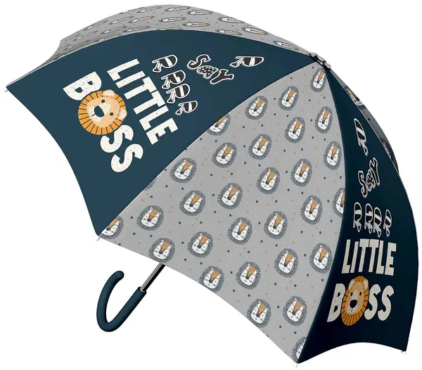 Umbrelă pentru copii S. Cool - Little Boss, automată, 48.5 cm