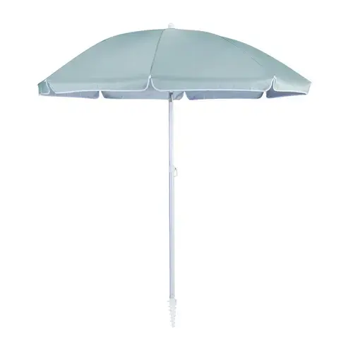 Umbrela terasa Naterial, aluminiu/poliester, Ø 200 cm, H 215 cm, Verde
