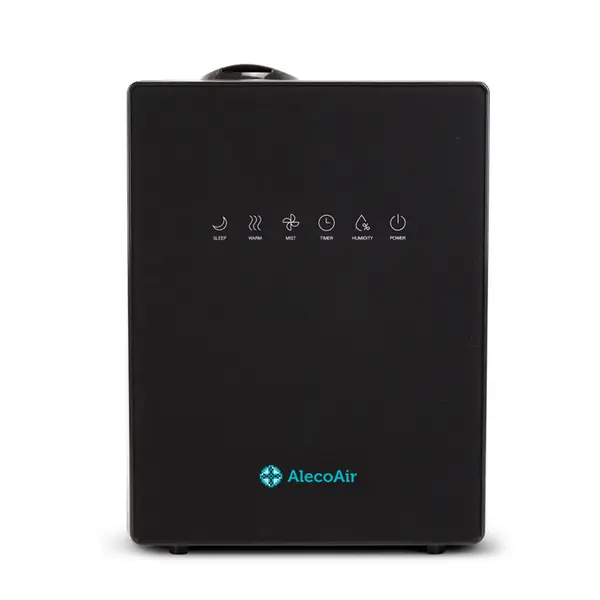 Umidificator cu ultrasunete AlecoAir U30 IONIC Black, Ionizare, Higrostat, Timer, Telecomanda, Display Digital
