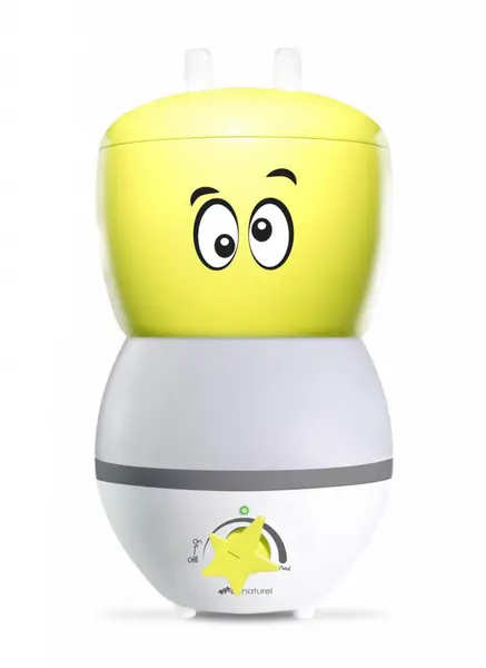 Umidificator de aer Air Naturel Gotakid, Rata umidificare 350ml/h, Lampa de Veghe, Consum 30W/h, Pentru 30mp, Higro-Smart