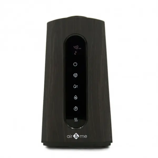 Umidificator de aer si Difuzor de aroma Air & Me Clarence, WiFi, Ionizare, Rata umidificare 350 ml/h, Vapori calzi/reci