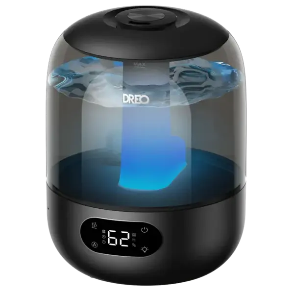 - Umidificator Dreo 306, Rezorvor 3L, Capacitate de umidificare 250 ml/h, Senzor umiditate, Ceata Rece, Autonomie 30 ore, Negru