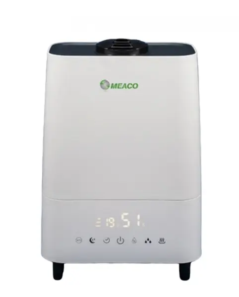 Umidificator si purificator MeacoMIST DELUXE 2020, Filtru HEPA si Carbune, Lampa UV-C, Ionizare, Difuzor aroma, Timer