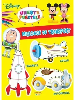 Uneste punctele. Mijloace de transport. Disney/***