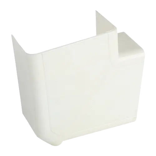 Unghi plan 90° ajustabil pentru canal cablu 46×18 mm, alb RAL 9010-9016, DLX