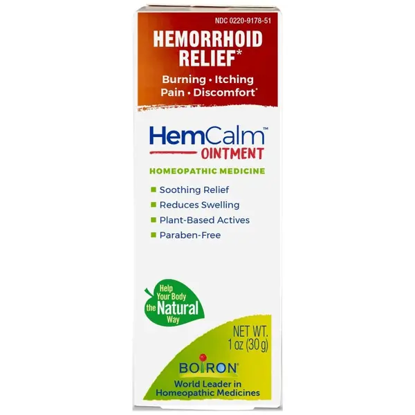 Unguent, Boiron, HemCalm, pentru Tratamentul Hemoroizilor si Leziunilor Rectale, 30gr