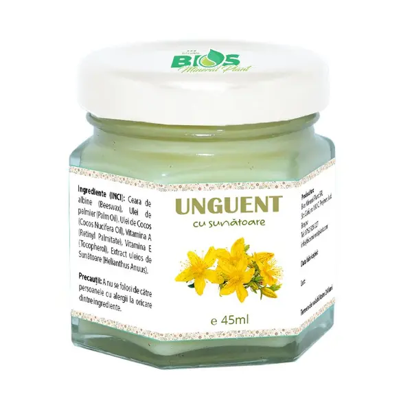 Unguent cu Sunatoare, 45 ml, Bios Mineral Plant