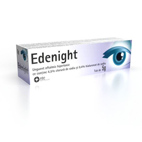 Unguent oftalmic Edenight, 5g, NTC