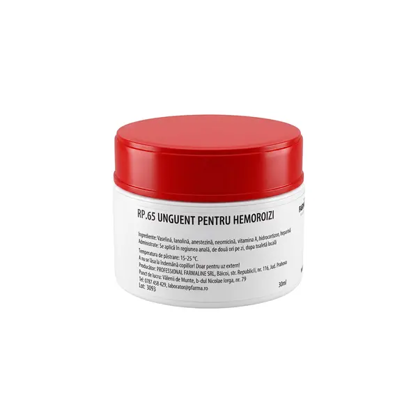 Unguent pentru hemoroizi 30 ml