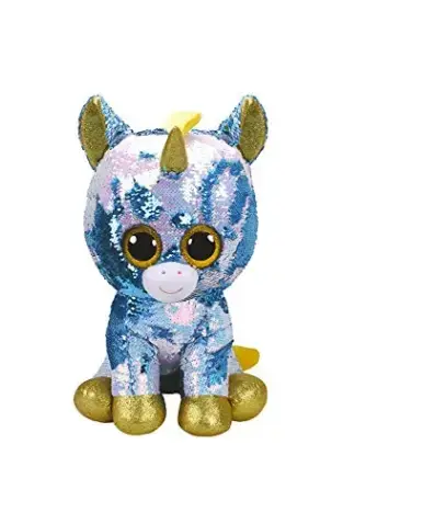 Unicorn alb cu paiete de plus Ty, 42 cm, Boos