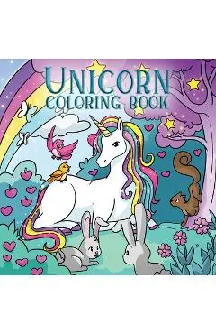 Unicorn Coloring Book: For Kids Ages 4-8 - Young Dreamers Press