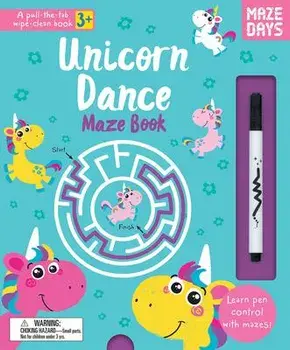 Unicorn Dance Maze Book, Hardcover/Connie Isaacs