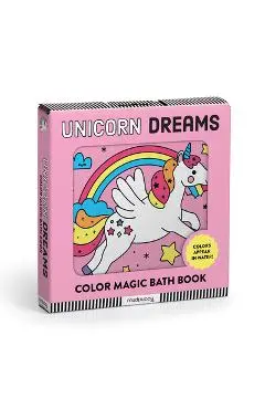 Unicorn Dreams Color Magic Bath Book - Mudpuppy