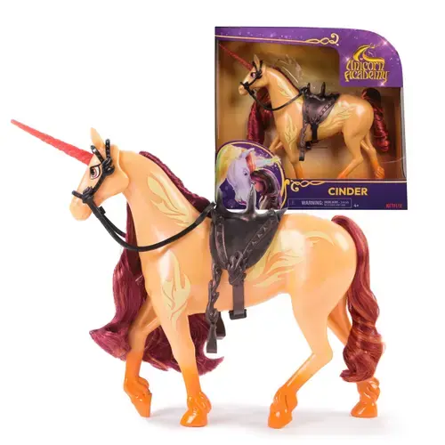 Unicornul Fashion Unicorn Academy - Cinder, 28 cm