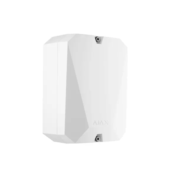 Unitate centrala wireless Ajax Hub Hybrid 2G WH, 100 dispozitive, 2000 m, verificare vizuala alarma