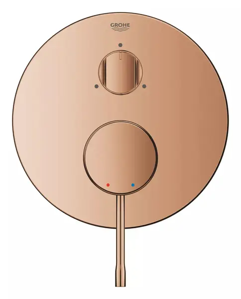 Unitate comanda dus Grohe Essence 24092DA1, 3 functii, necesita valva, Cupru lucios