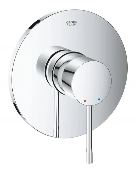 Unitate comanda Grohe Essence 24057001, 1 iesire, necesita valva, Crom
