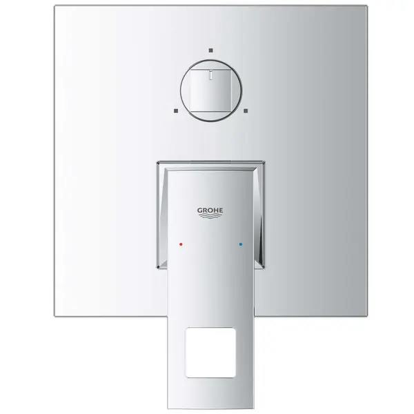Unitate comanda Grohe Eurocube 24094000, aparenta, monocomanda, diverter, 3 iesiri, necesita set fixare, Crom