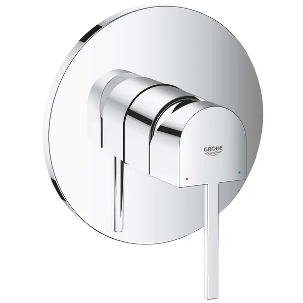 Unitate comanda Grohe Plus 24059003, aparenta, monocomanda, 1 iesire, necesita set fixare, Crom