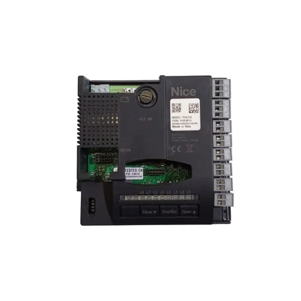 Unitate de comanda automatizari porti batante Nice SPPOA3R10, 24 V, BlueBus, compatibila Nice Hopp si Pop