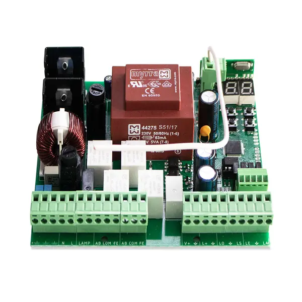 Unitate de comanda pentru porti batante Motorline MC52, 230V AC, 100 de coduri, 433.92 MHz