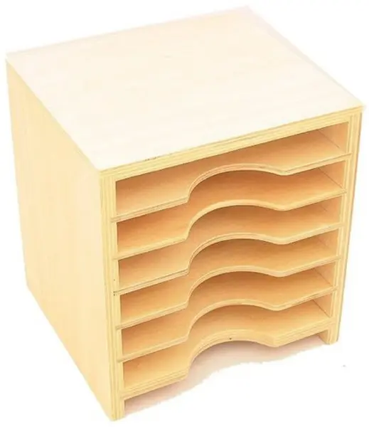 Unitate de rafturi cu șase rafturi - 16.5 х 15 х 26 cm