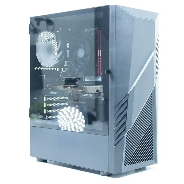 Unitate Pc Vida Eos, AMD Ryzen 5 4500, 16 GB DDR4, SSD de 1 TB, AMD Radeon RX 6600