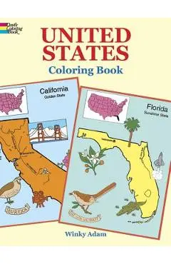 United States Coloring Book - Winky Adam