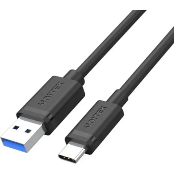 UNITEK Cablu de date, Unitek, USB 3.1 tip A to tip C, 0.25 m, Negru