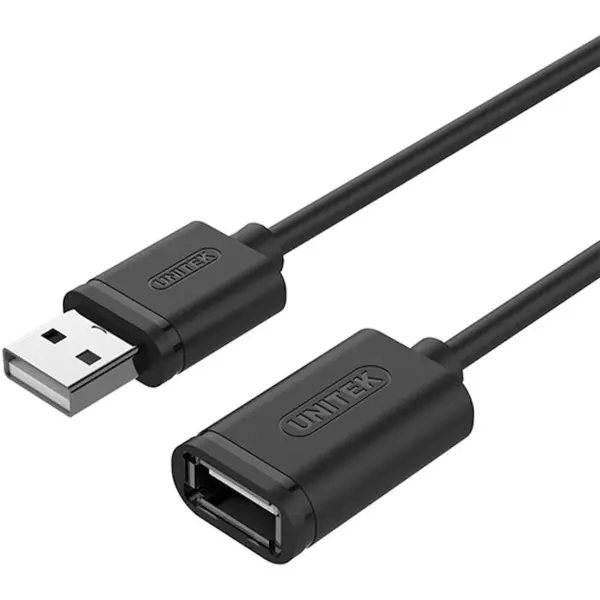 UNITEK Cablu prelungitor , Unitek , Y C428GBK USB2.0 A tata / A mama , 1.0m , negru