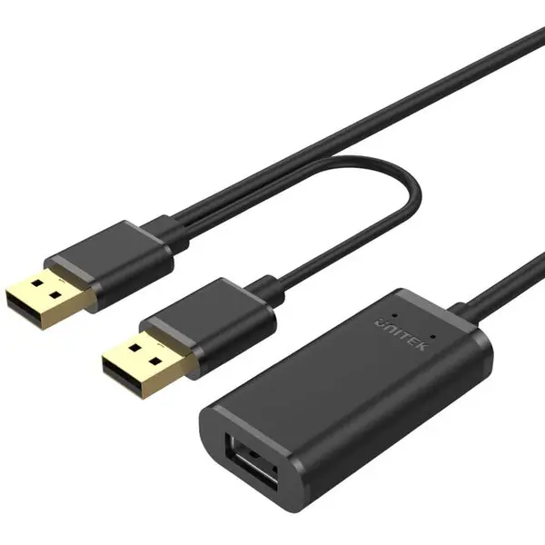 UNITEK Unitek Cablu extensie activa USB 2.0., 10m, Y-278