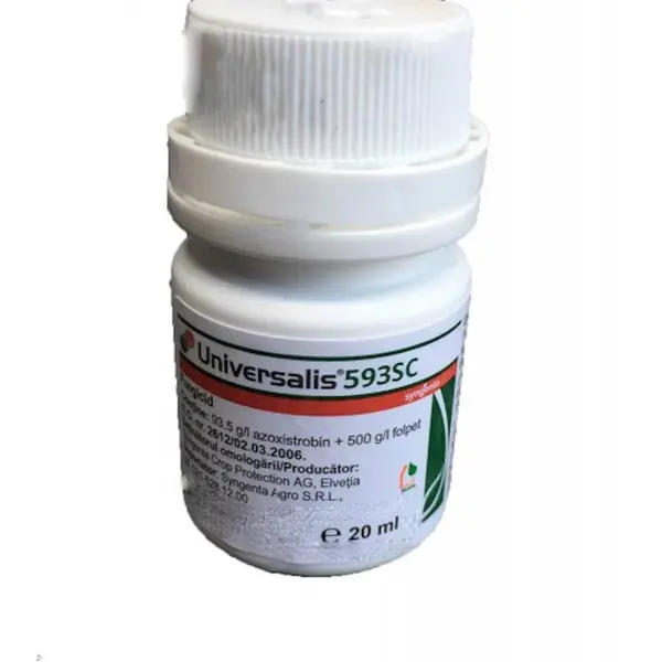 Universalis 593SC 20 ml, fungicid sistemic si de contact, Syngenta, 2 substante active, vita de vie (fainare, mana, putregaiul cenusiu) - Default Title