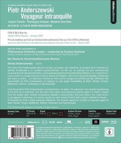 Unquiet Traveller (Blu-Ray) | Piotr Anderszewski