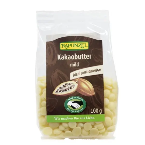 Unt de cacao dezodorizat, eco - 100 g