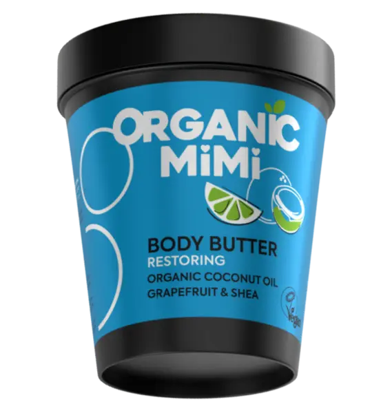 Unt de corp reparator cu cocos si grapefruit, 200ml, Organic Mimi