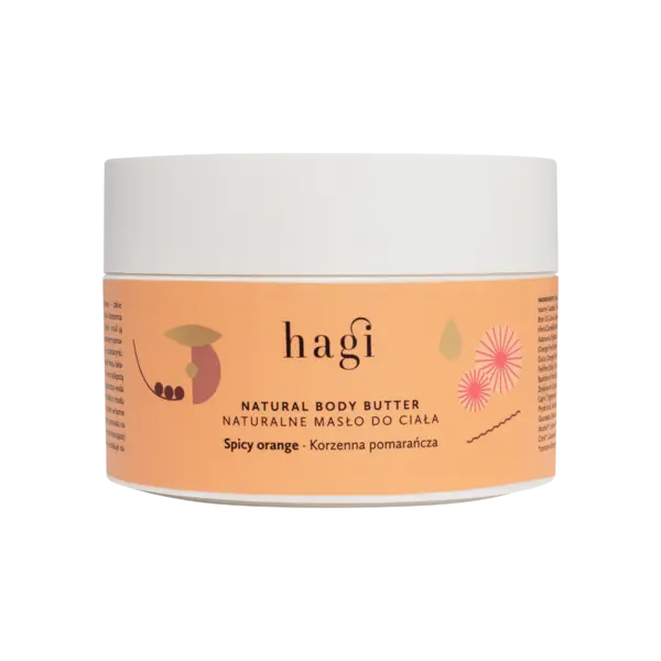Unt natural regenerant pentru corp Spicy Orange, 200ml, Hagi