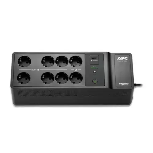 UPS APC BE500G2-GR, 500VA/300W, 8 x Schuko, Negru
