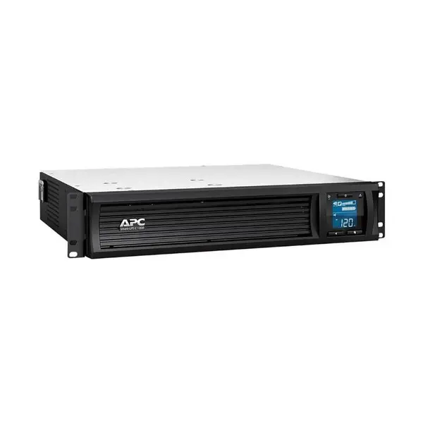 UPS APC Smart-UPS C line-interactive / sinusoidala 1000VA / 600W 4conectori C13 rackabil 2U, baterie APCRBC124,cu SmartConect optional extinderegarantie cu 1/3 ani (WBEXTWAR1YR-SP-02/WBEXTWAR3YR-SP-02)