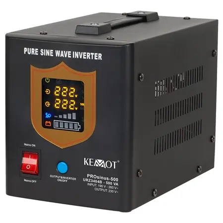 UPS Centrale Termice, Compatibil cu Baterii 12V, Incarcare 10A, 300W, Kemot ProSinus-300, URZ3404B