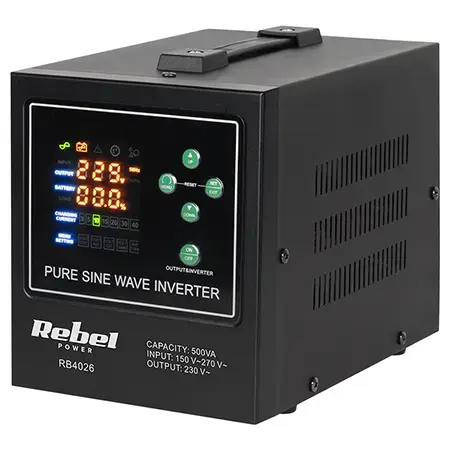 UPS Centrale termice Rebel 500VA/300W (Negru)