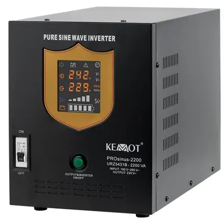Ups Centrale Termice Sinus Pur 2200VA/1600W Kemot URZ3431B, borne externe 12v